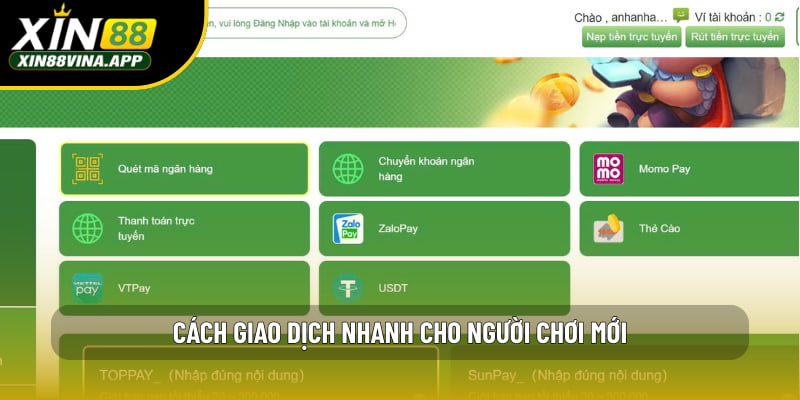 Cách giao dịch nhanh cho người chơi mới